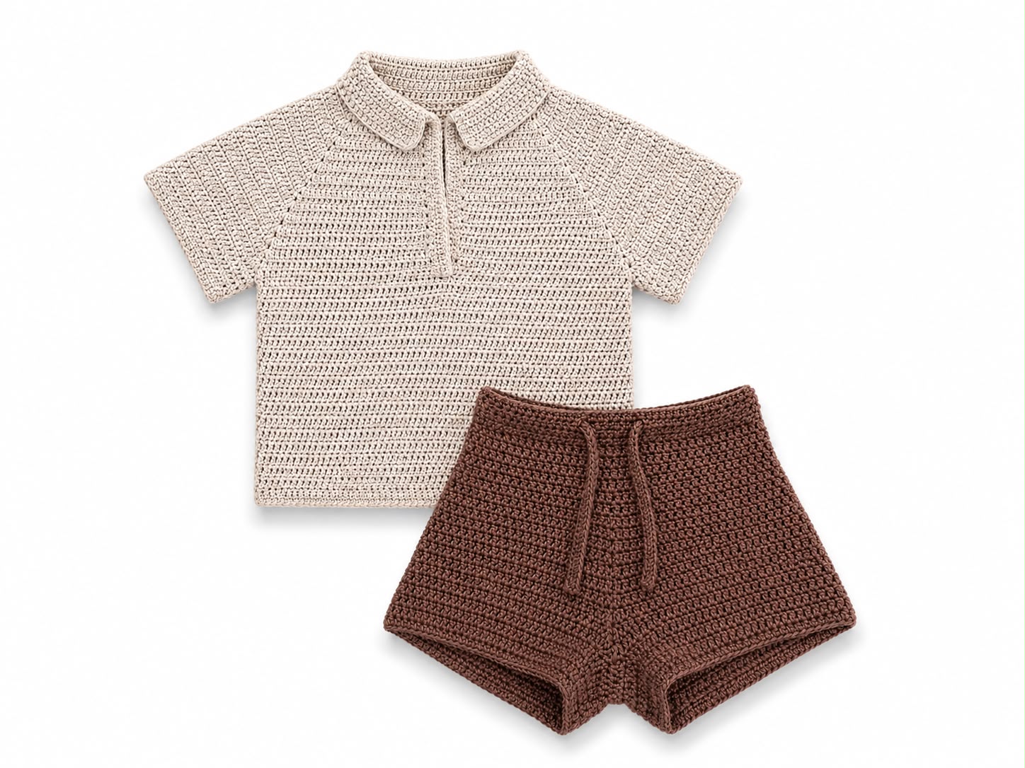 Handmade Crochet Set for Kids | Unisex | 100% Cotton