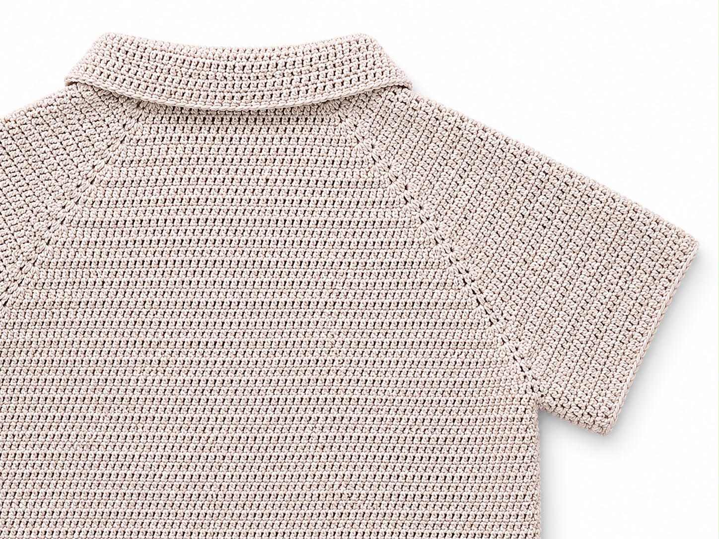 Handmade Crochet Polo Shirt for Boys