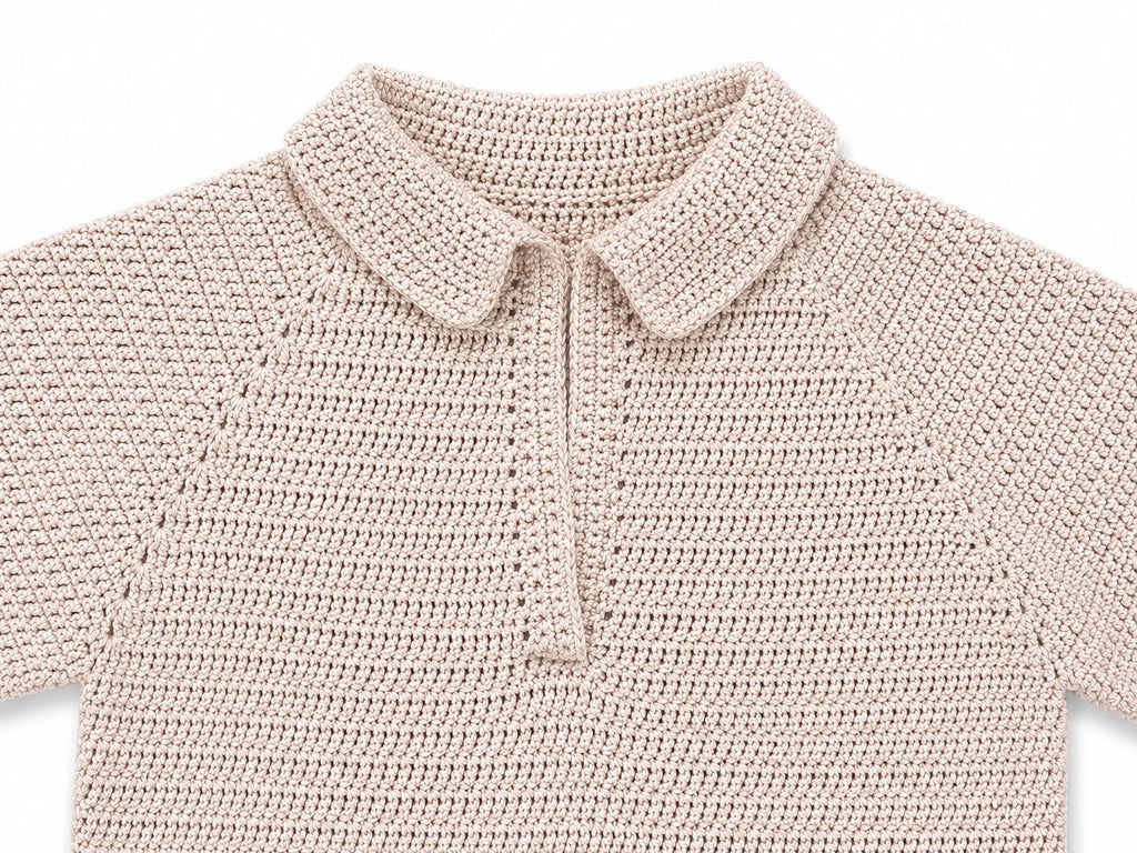 Handmade Crochet Polo Shirt for Boys